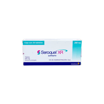compare product Seroquel XR Quetiapina 300 mg, 30 tabletas