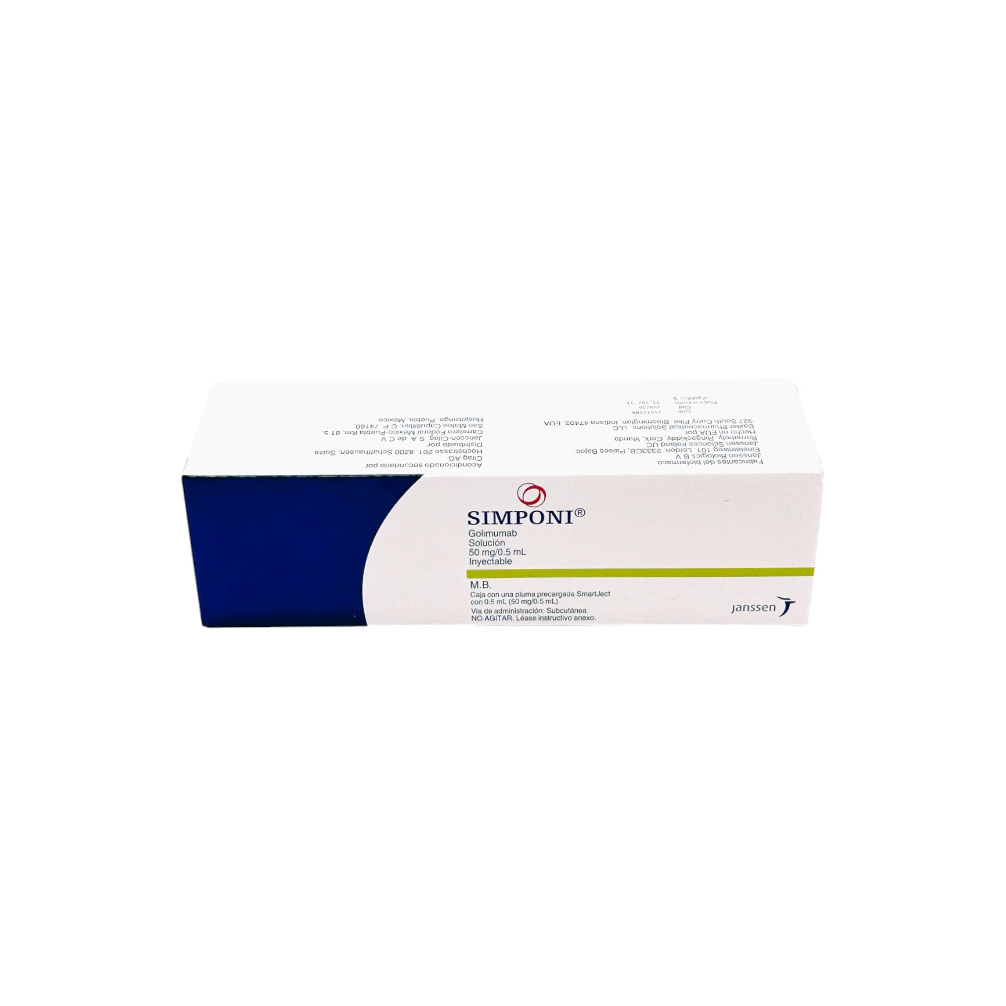 Simponi Golimumab 50 mg/0.5mL, Solución - Zuca MedLine