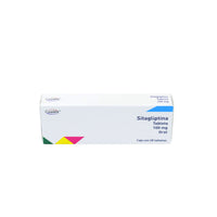 Sitagliptina 100 mg Caja con 28 Tabletas