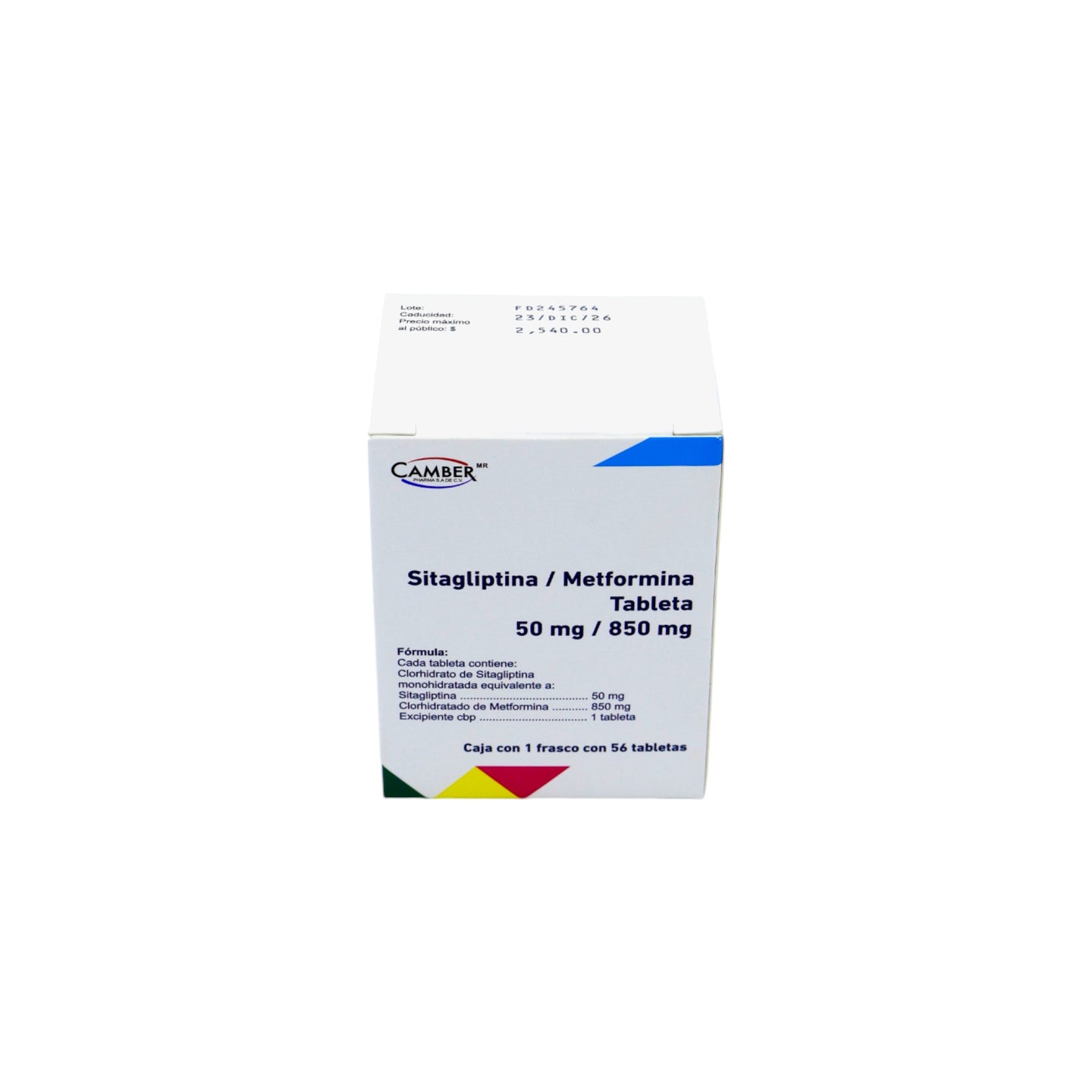 Sitagliptina_Metformina_Camber_56Tabletas50mg.850mg2