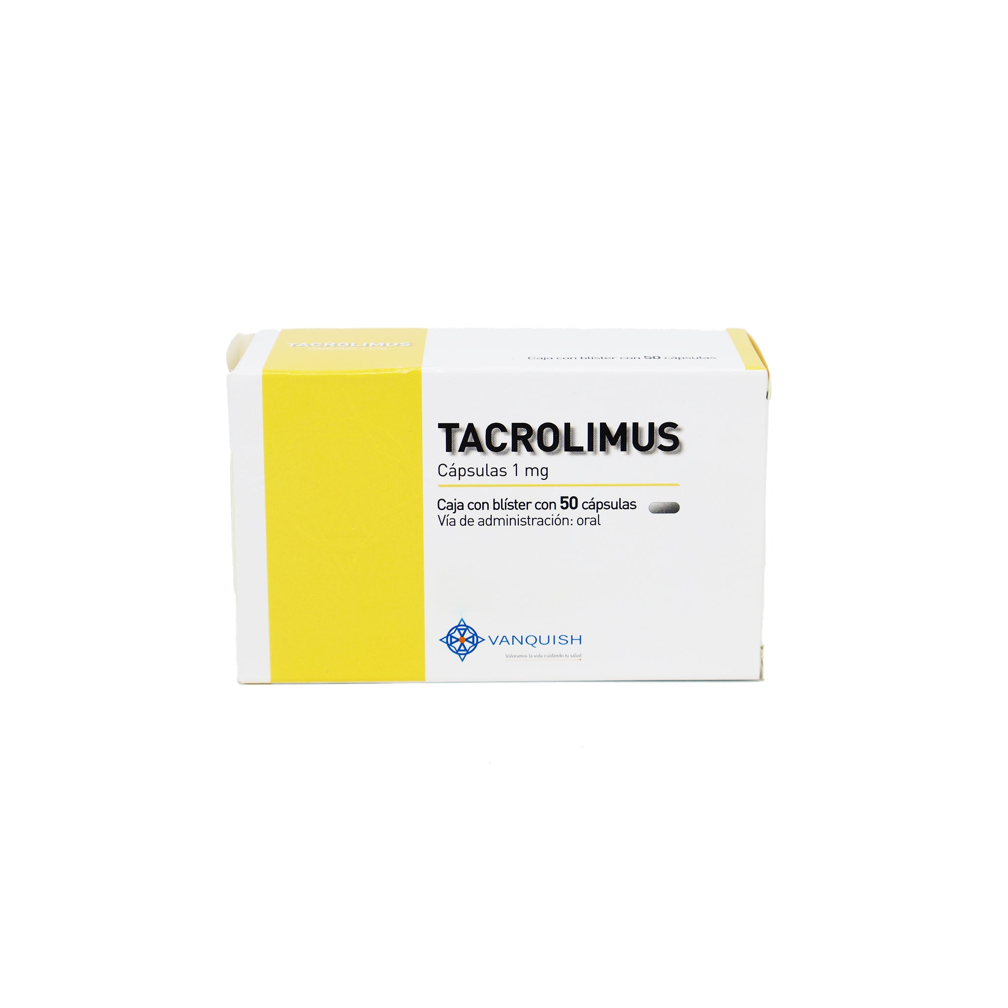 Tacrolimus 1 mg, 50 Cápsulas - Zuca MedLine