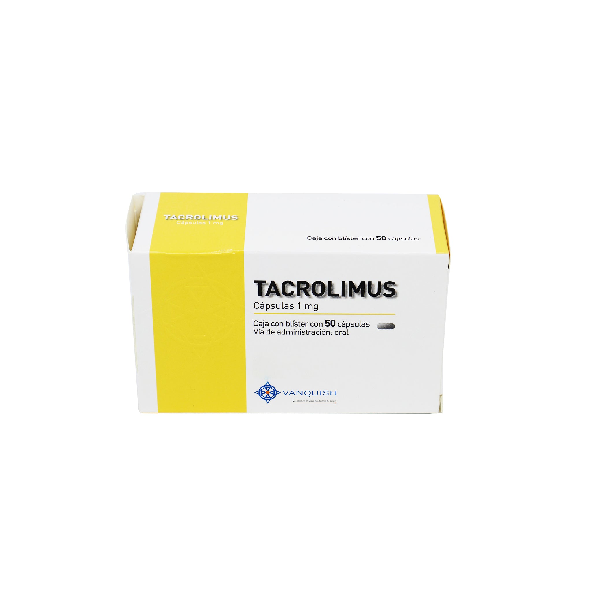 Tacrolimus 1 mg, 50 Cápsulas - Zuca MedLine