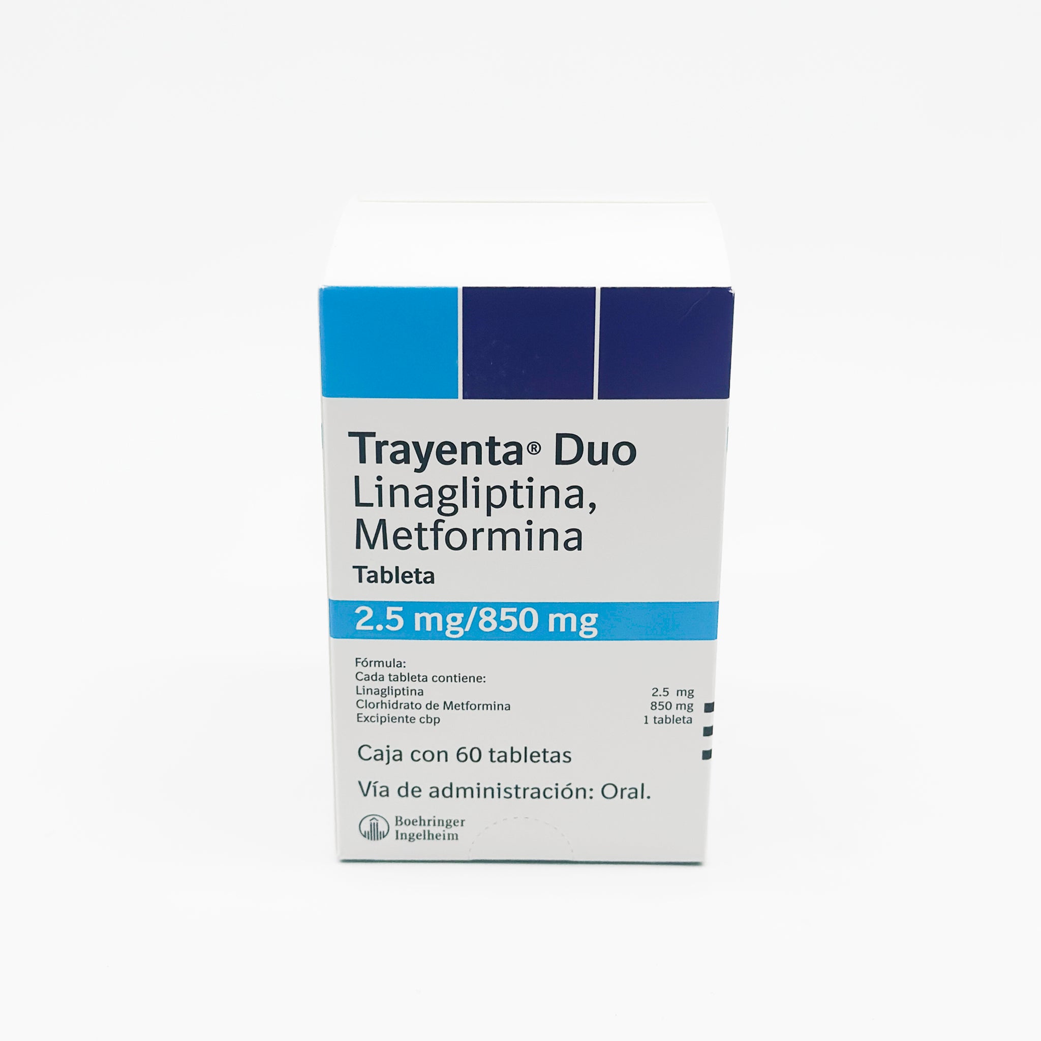 Trayenta Duo 2.5 mg 850 mg 60 tabletas - Zuca MedLine