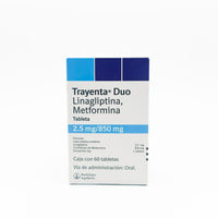 Trayenta Duo 2.5 mg 850 mg 60 tabletas - Zuca MedLine