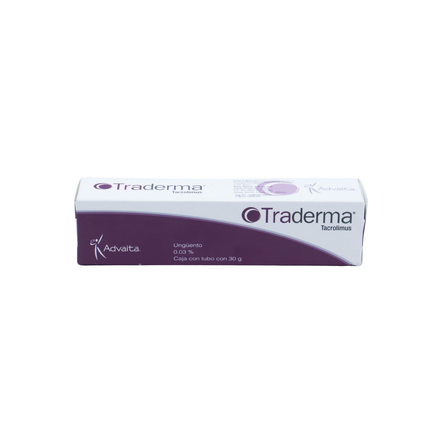 Traderma Tacrolimus Ungüento 0.03%, Caja con tubo con 30 g