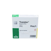 Transtec Buprenorfina 20 mg Caja con 4 parches
