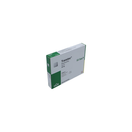 Transtec Buprenorfina 30 mg, 4 parches