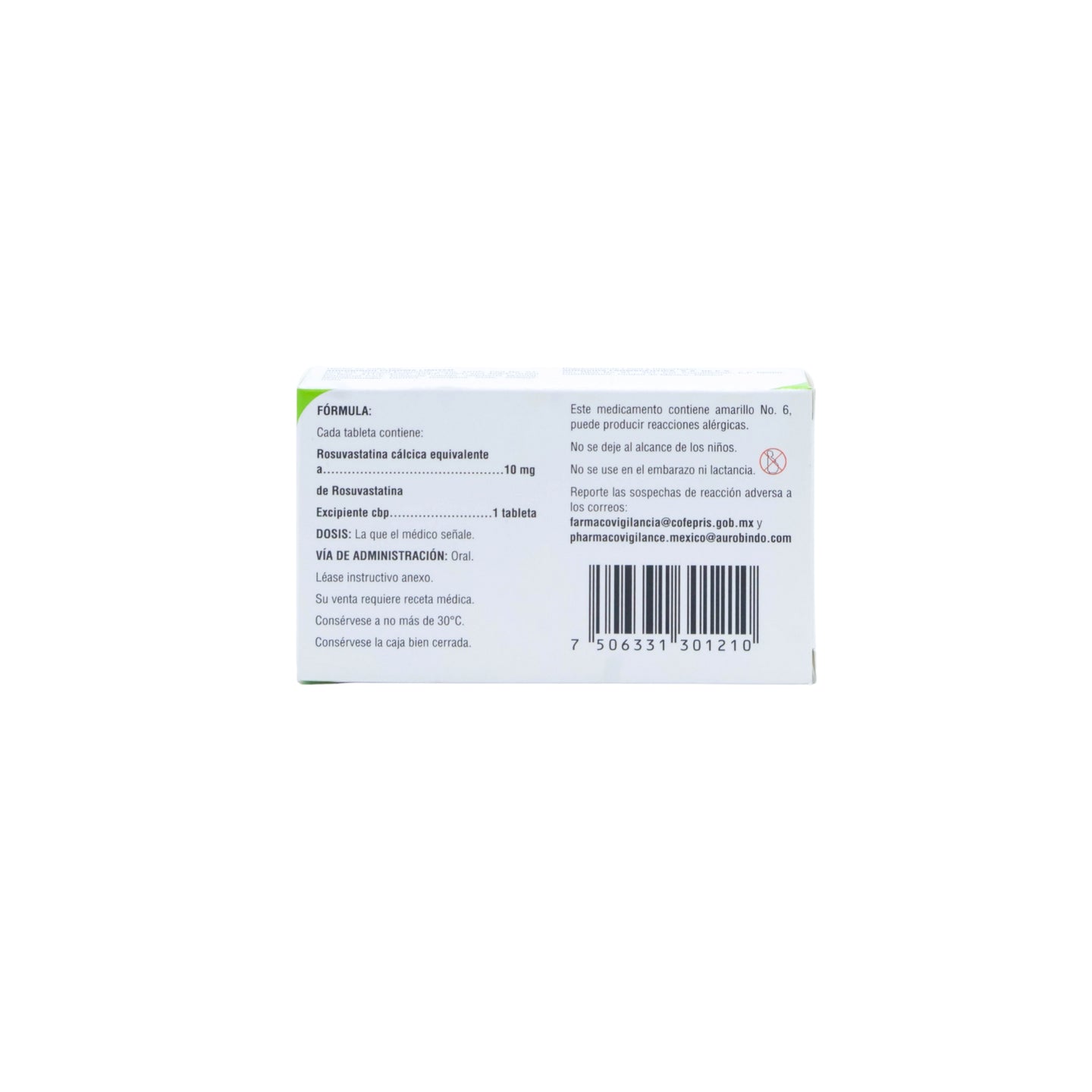 Traustabindo Rosuvastina 10mg