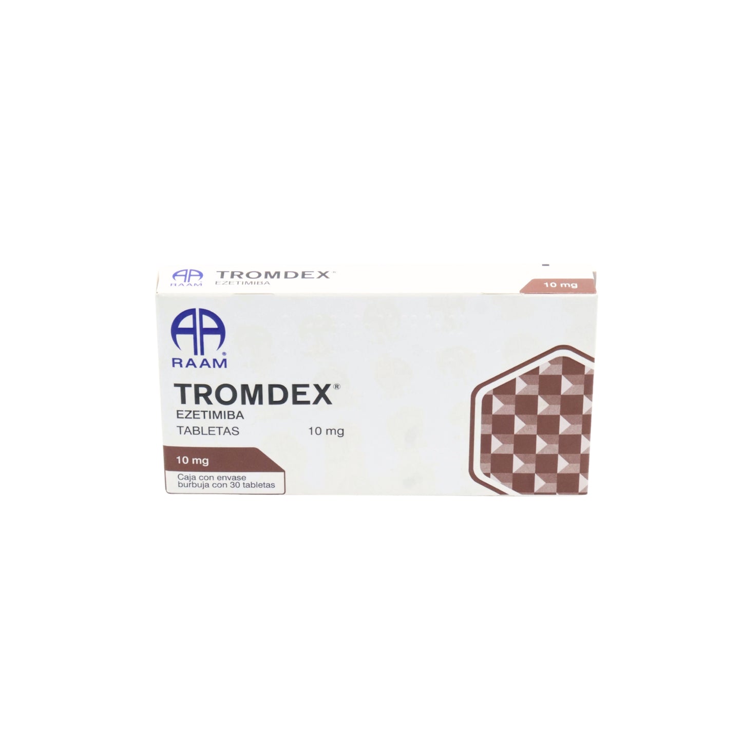 Tromdex Ezetimiba 10 mg, 30 Tabletas