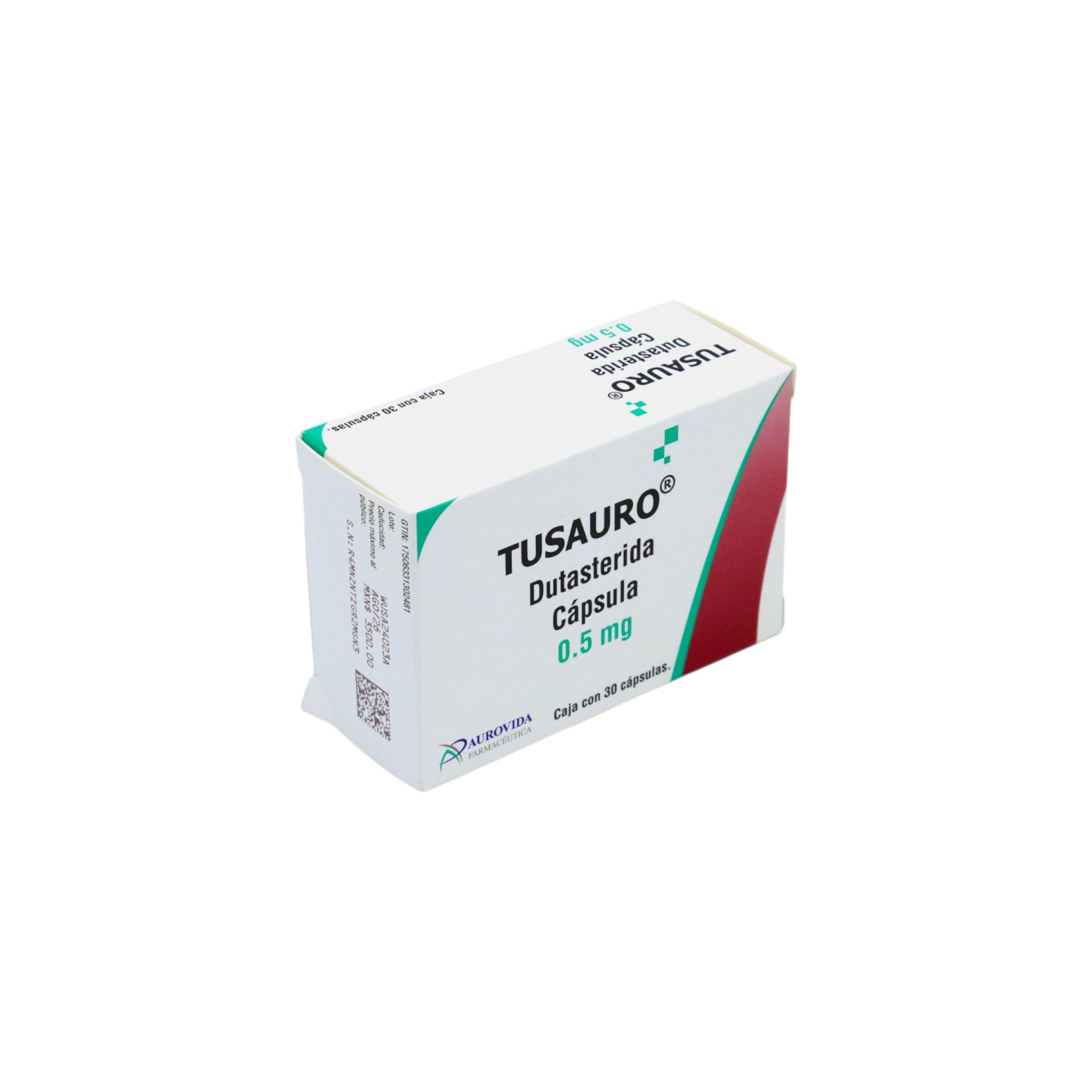 Tusauro Dutasterida 0.5 mg, 30 Cápsulas - Zuca MedLine