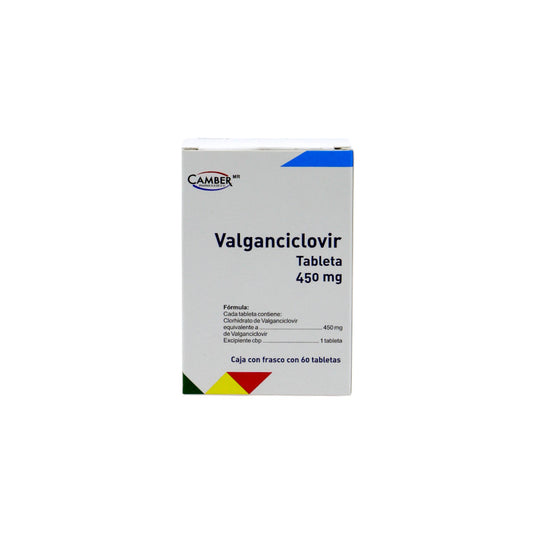 Valganciclovir Antiviral 450 Mg, 60 Tabletas - Zuca MedLine