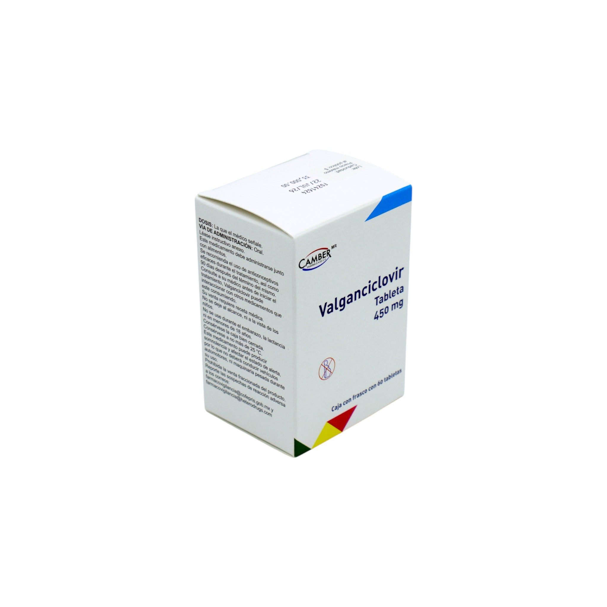 Valganciclovir Antiviral 450 Mg, 60 Tabletas - Zuca MedLine