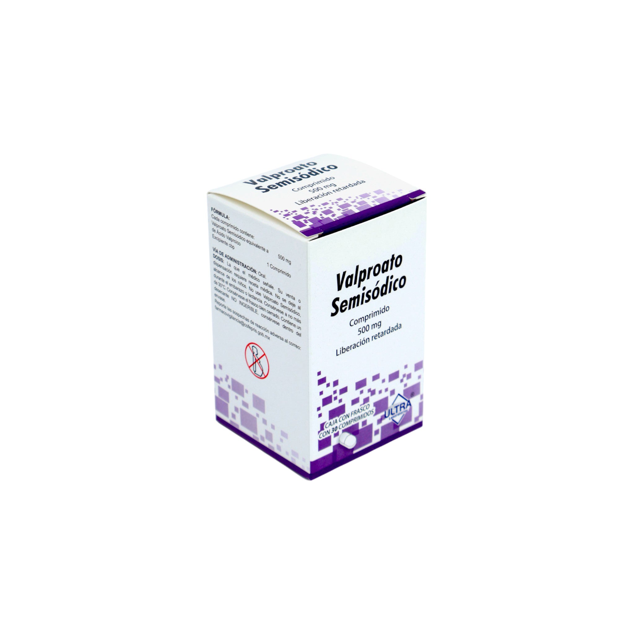 Valproato Semisódico de 500mg Caja C/30 - Zuca MedLine