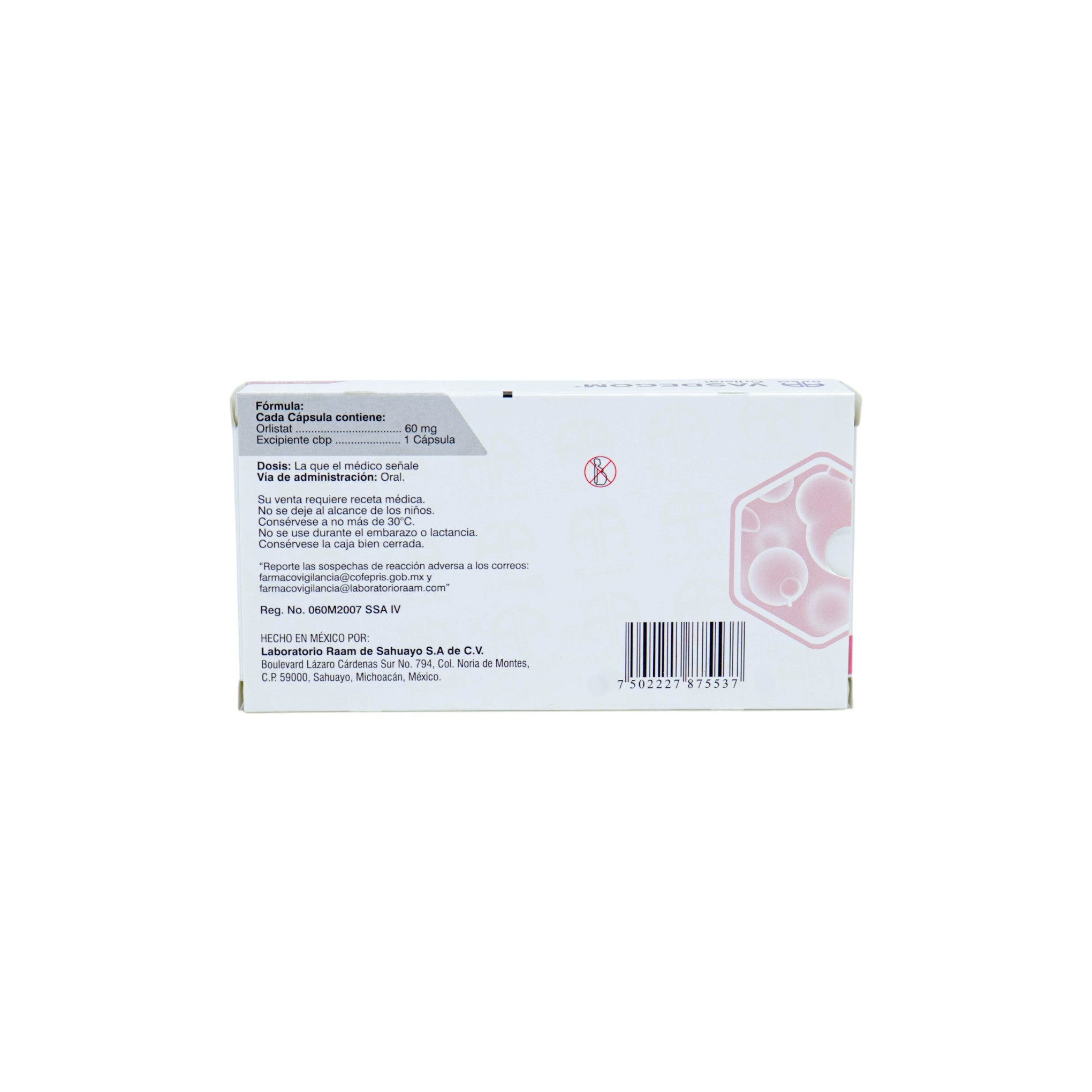 Vasdecom Orlistat 60 mg | Farmacia Zuca MedLine Vasdecom Orlistat 60 mg | Farmacia Zuca MedLine