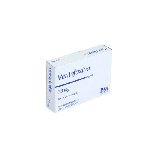 Venlafaxina de 75 mg Caja C/10 Paquete de 3