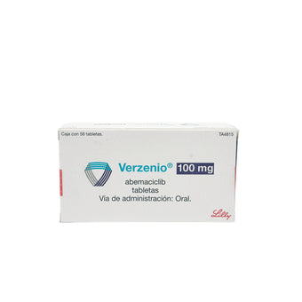 compare product Verzenio ABEMACICLIB 100 mg Caja con 56 Tabletas