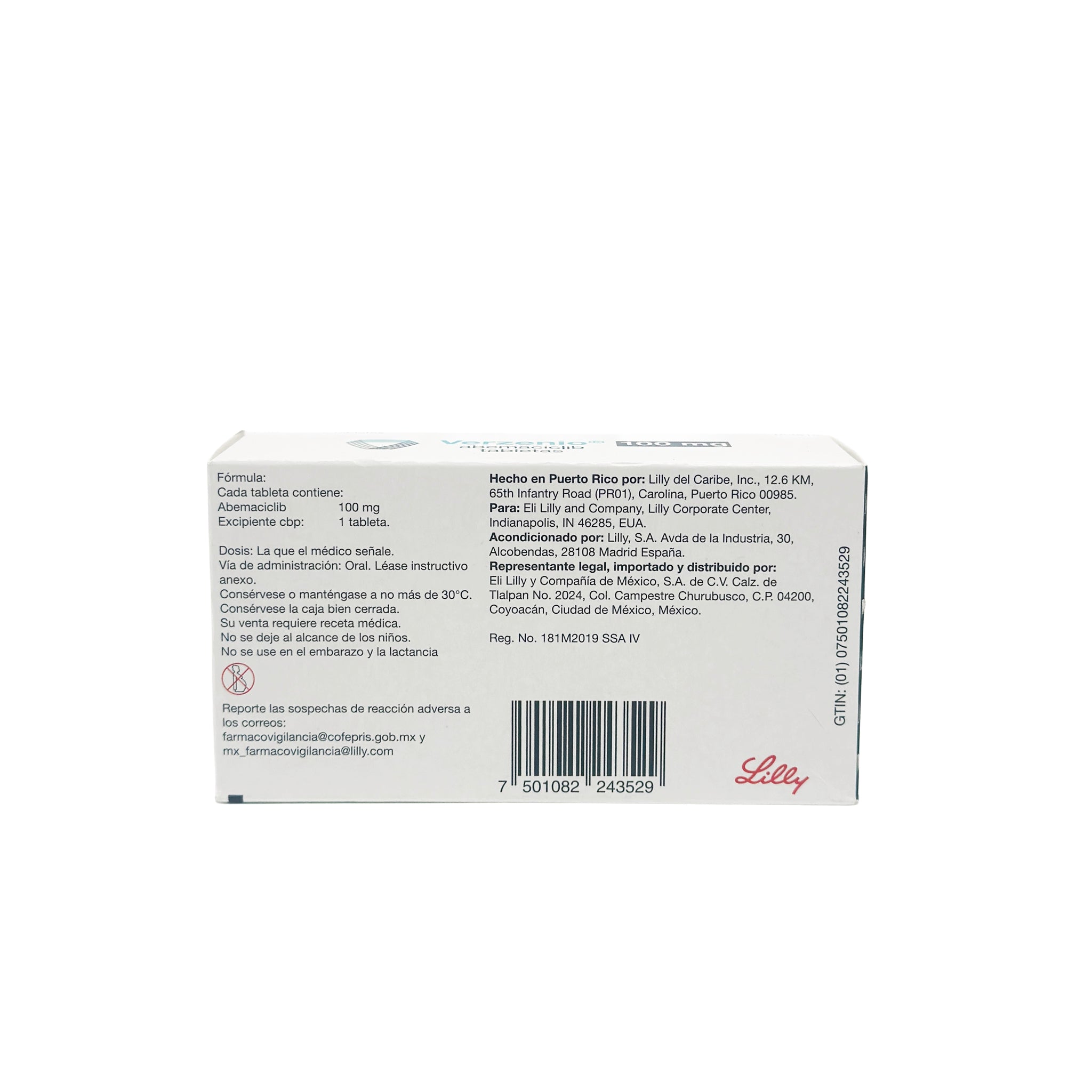 Verzenio 100 mg Caja con 56 Tabletas - Zuca MedLine