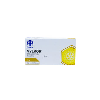 compare product Vylkor Ondansetrón 8 mg, Caja con 10 tabletas