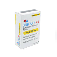Xigduo XR 10 mg / 1000 mg Dapaglifozina / Metformina Caja con 28 Tabletas - Zuca MedLine