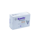 Xarelto Rivaroxabán 20 mg, Caja con 28 comprimidos
