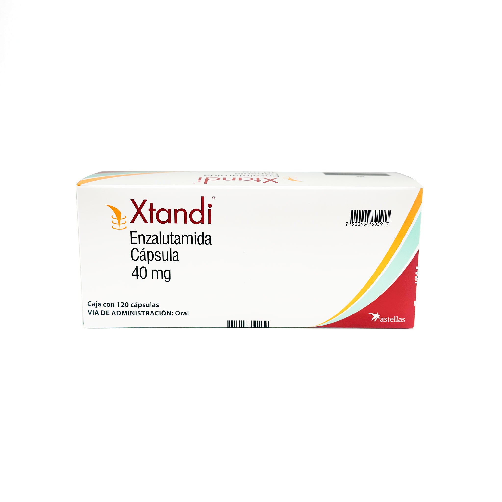 Xtandi 40 mg 120 cápsulas Enzalutamida - Zuca MedLine