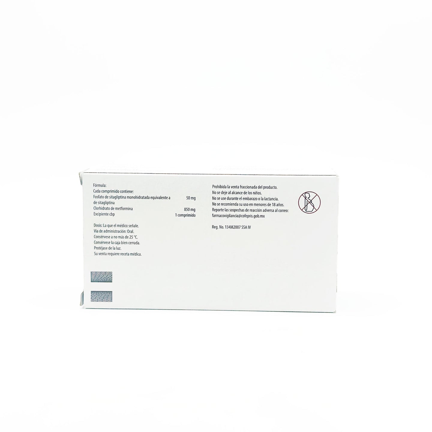 Janumet 50mg / 850 mg Caja C/ 56 comprimidos Sitagliptina - Zuca MedLine