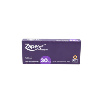 compare product Zapex Mirtazapina 30 mg, 30 tabletas