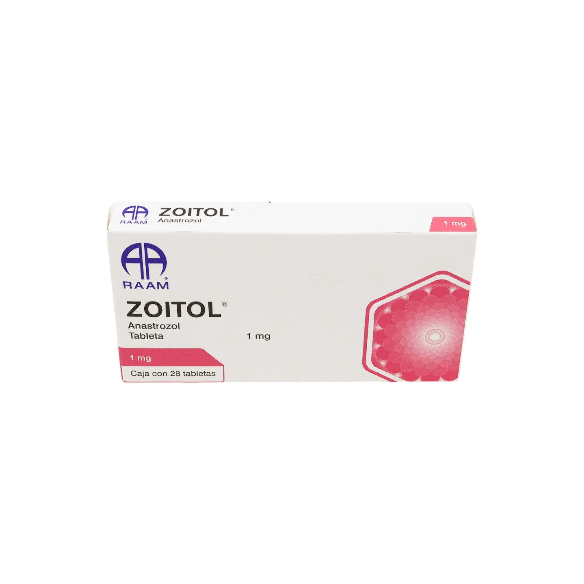 Zoitol Anastrozol de 1 mg Caja C/28 - Zuca MedLine