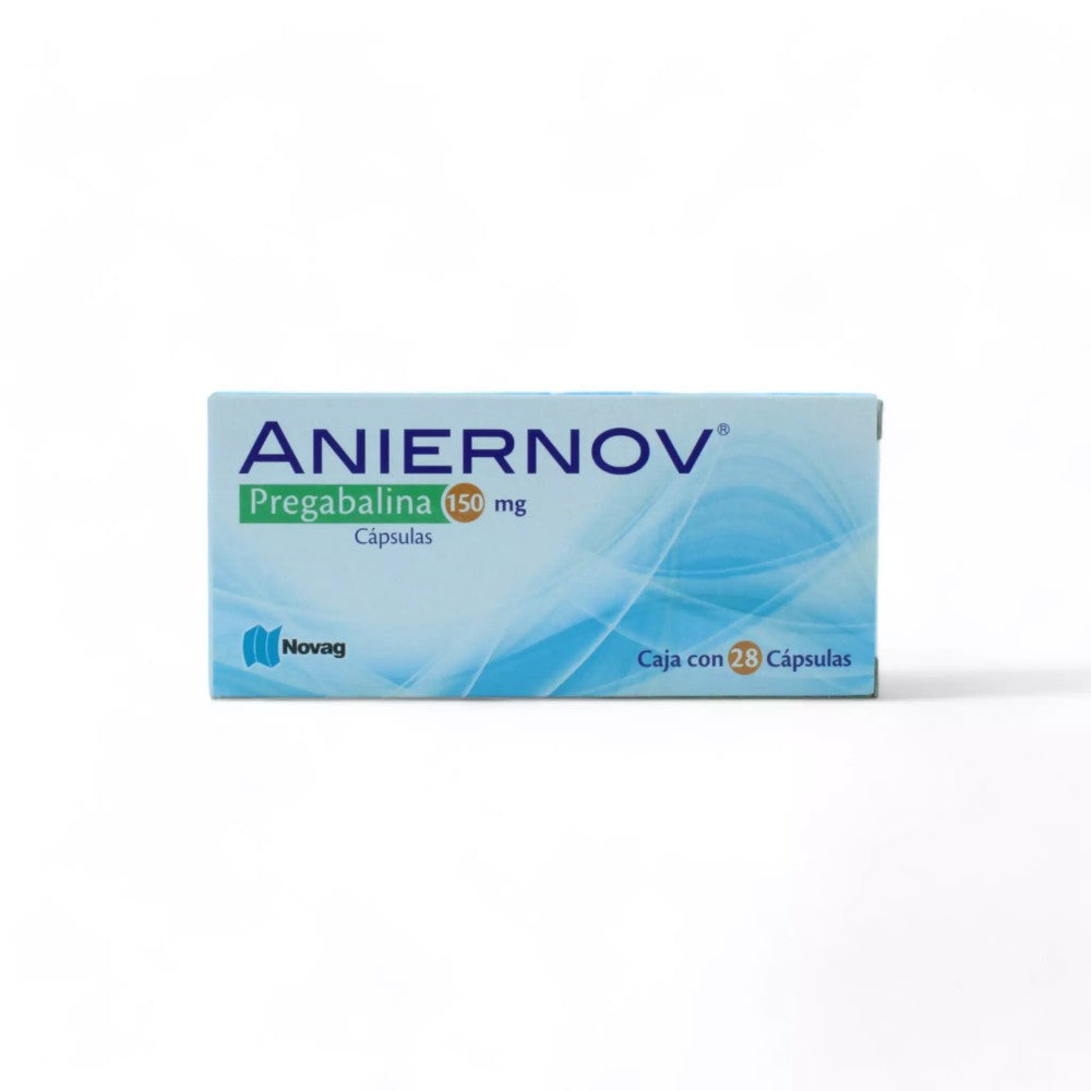 Aniernov Pregabalina de 150 mg Caja C/28 - Zuca MedLine