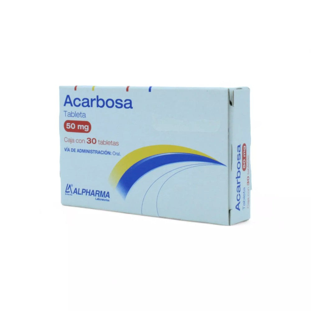Acarbosa de 50 mg Caja C/30 - Zuca MedLine