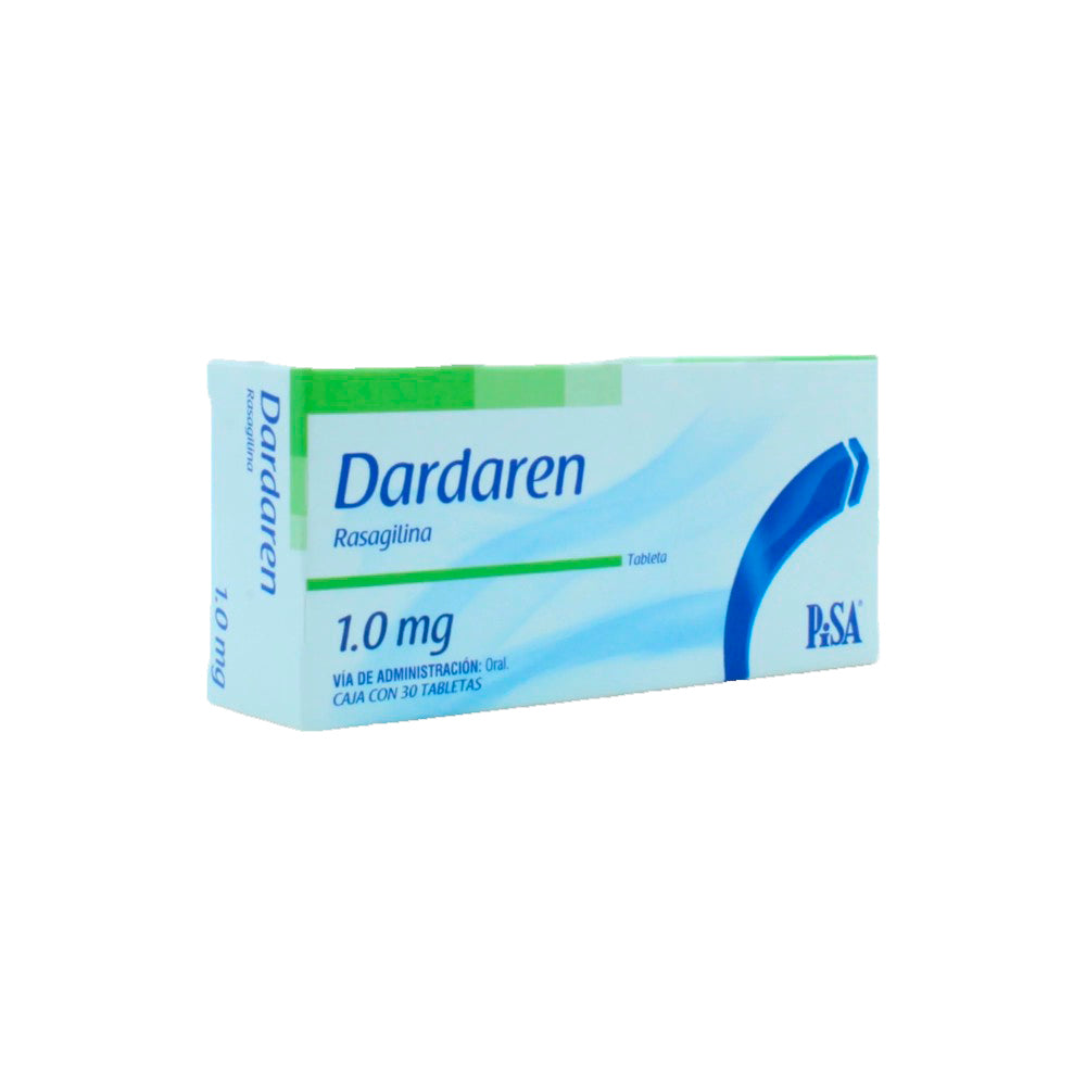 Dardaren Rasagilina 1 mg, 30 Tabletas - Zuca MedLine