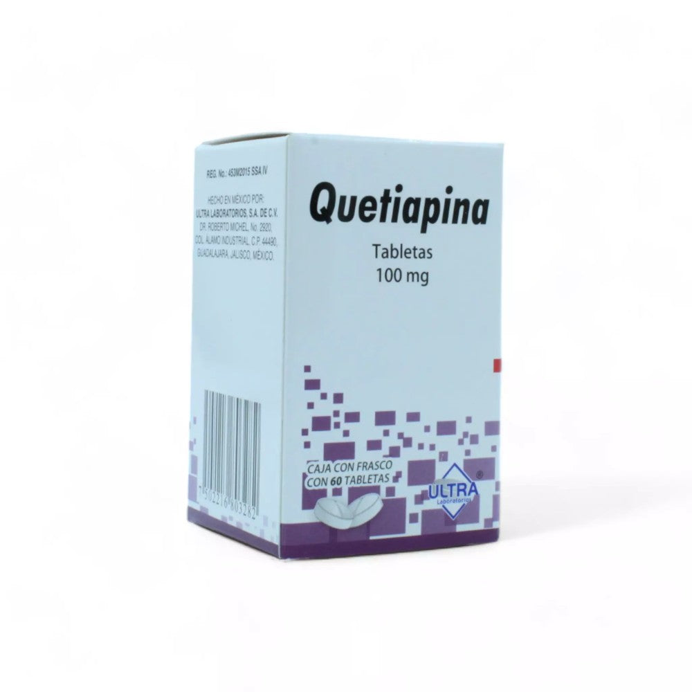 Quetiapina de 100mg Caja C/60 - Zuca MedLine