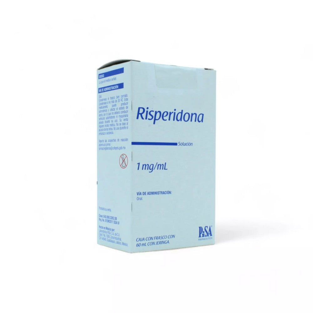 Risperidona de 1mg/ml envase C/60 mL - Zuca MedLine