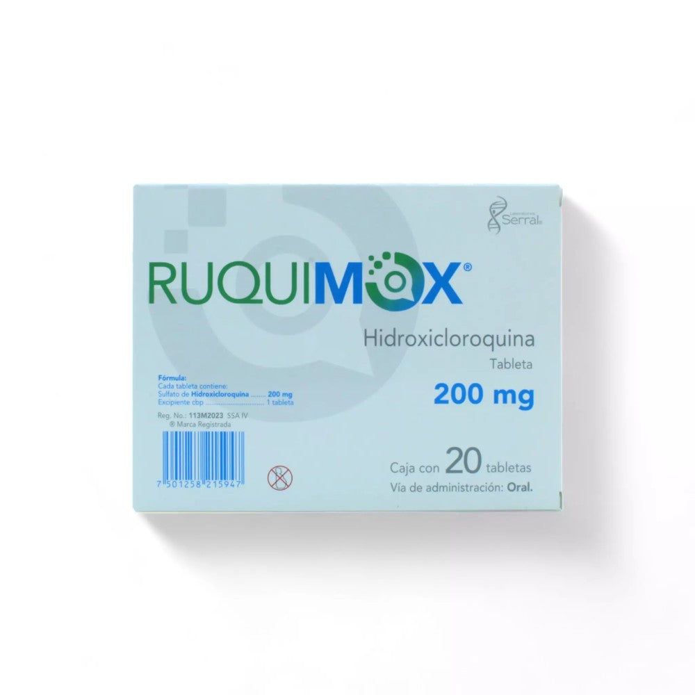 RUQIMOX Hidroxicloroquina de 200 mg Caja C/20 - Zuca MedLine