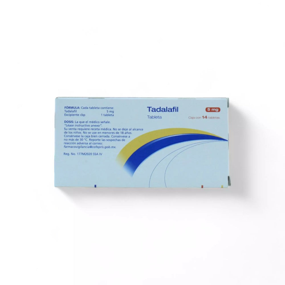Tadalafil de 5 mg Caja C/14 Paquete de 2 - Zuca MedLine