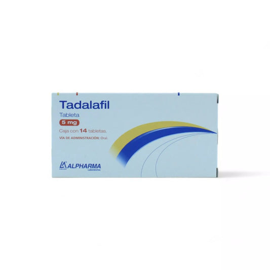 Tadalafil de 5 mg Caja C/14 Paquete de 2