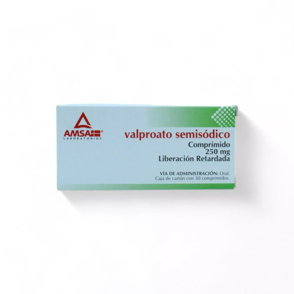 Valproato Semisódico de 250 mg Caja C/30 - Zuca MedLine