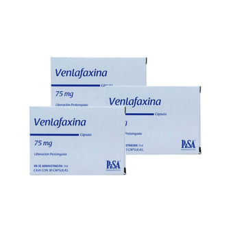compare product Venlafaxina de 75 mg Caja C/10 Paquete de 3
