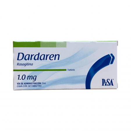 Dardaren Tabletas 1.0 mg Caja C/ 30 Vista Frontal